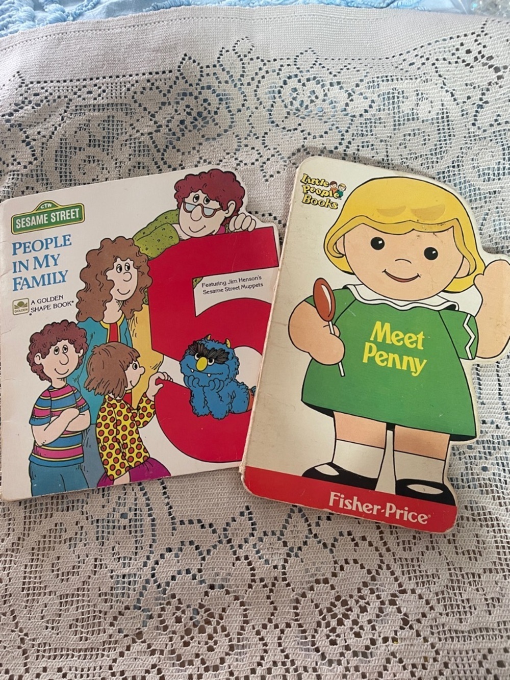 Meet Penny & Sesame Street vintage books 80’s look great